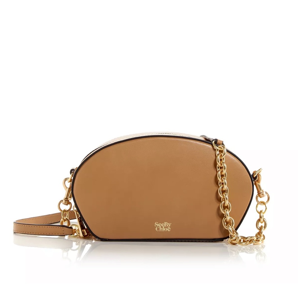 See by Chloe Shell Leather Shoulder Bag